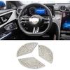 Bling Car Decoration, Car Interior Rhinestones Decoration, Bling Car Steering Wheel Diamond Sticker, Rhinestone Car Decoration Compatible for