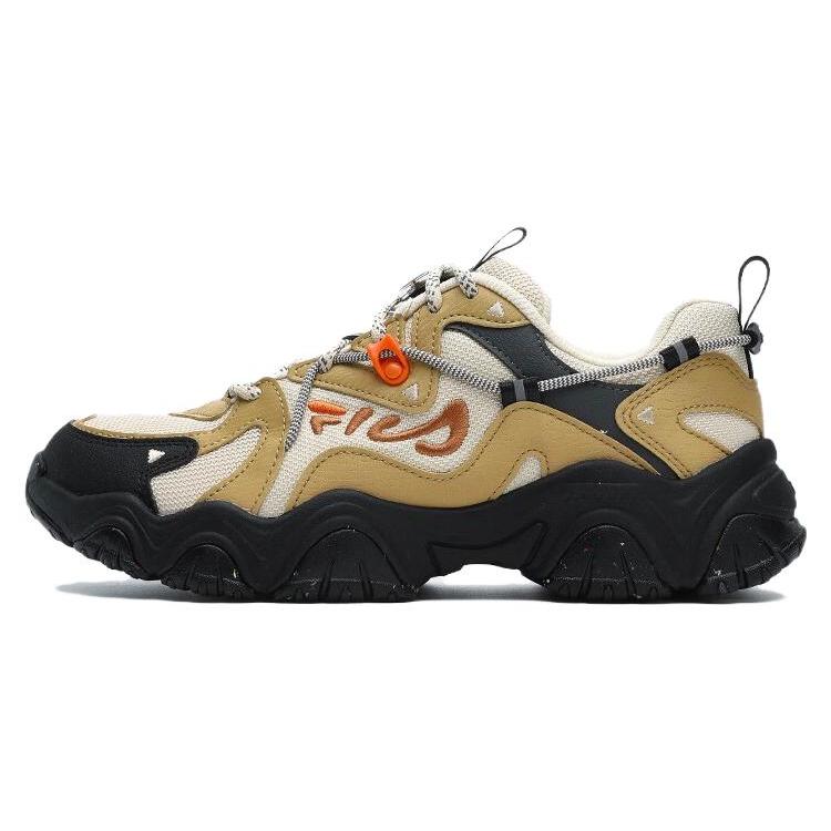 FILA Fluid 4 Low Shoes  Tan White Black  Women s F12W342107FFC 37.5