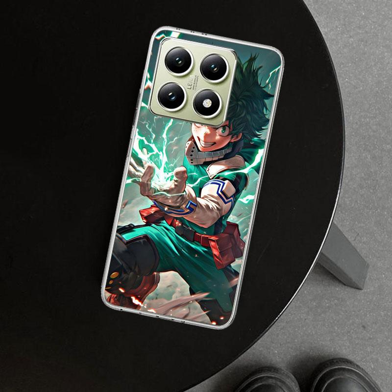 Midoriya Izuku Deku MHA My Hero Phone Case Cover for Xiaomi Redmi Note 15 14 13 12 11 Pro Plus 14S 12S 11S 11T 11E 10S 10 Custom