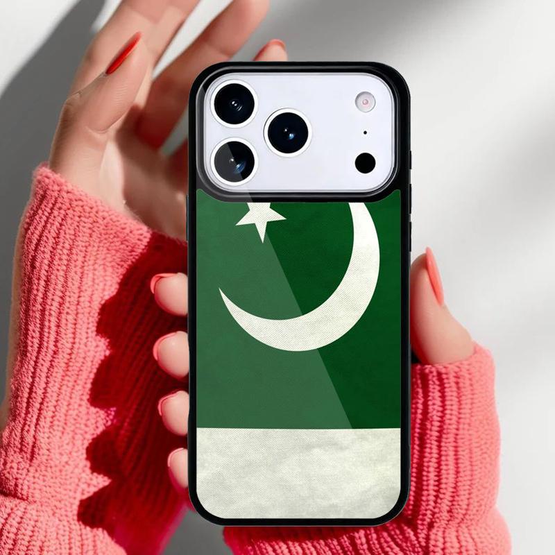 Pakistan Flag Banner Phone Case for iPhone 17 Air 16e 15 14 13 Pro Max Back Cover for 12 11 Pro Coque