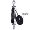 Block and Tackle Pulley Hoist 2200 Lbs Breaking Strength Block and Tackle Pulley Pulley Block 1100lb Loading Capacity for Animal