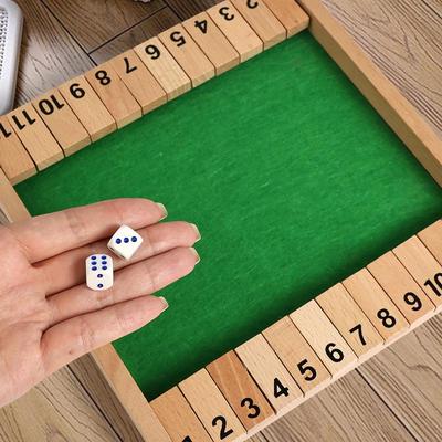 Kids' Wooden Logic Puzzle: Two-Player Number Flip Game for Ages 3+ - Educational & Fun