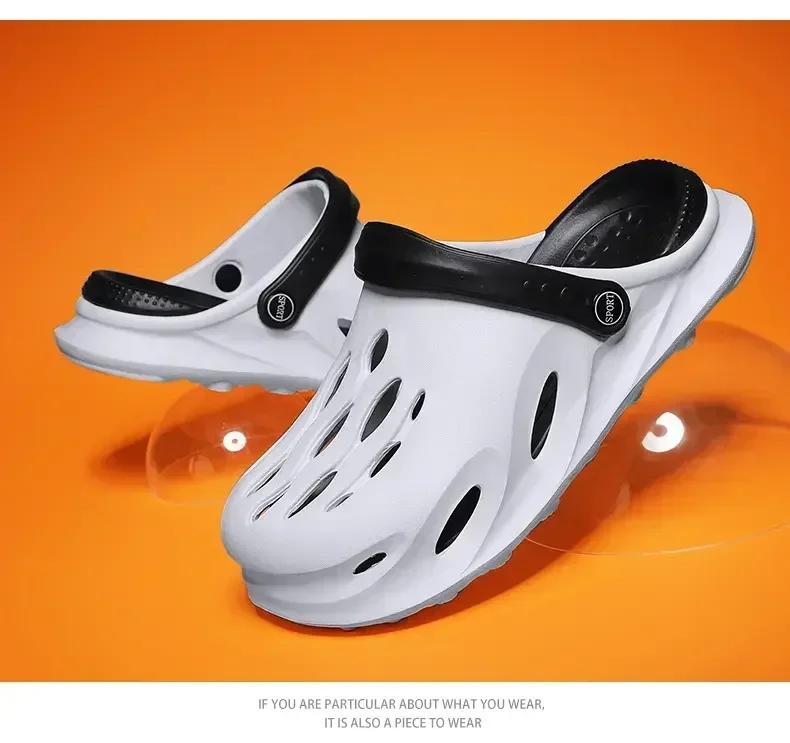 

Men s Sandals Casual Shoes EVA Platform Sandals Clogs Summer Beach Slippers Thick Sole Fashion Garden Shoes Water Shoes Bathroom 39