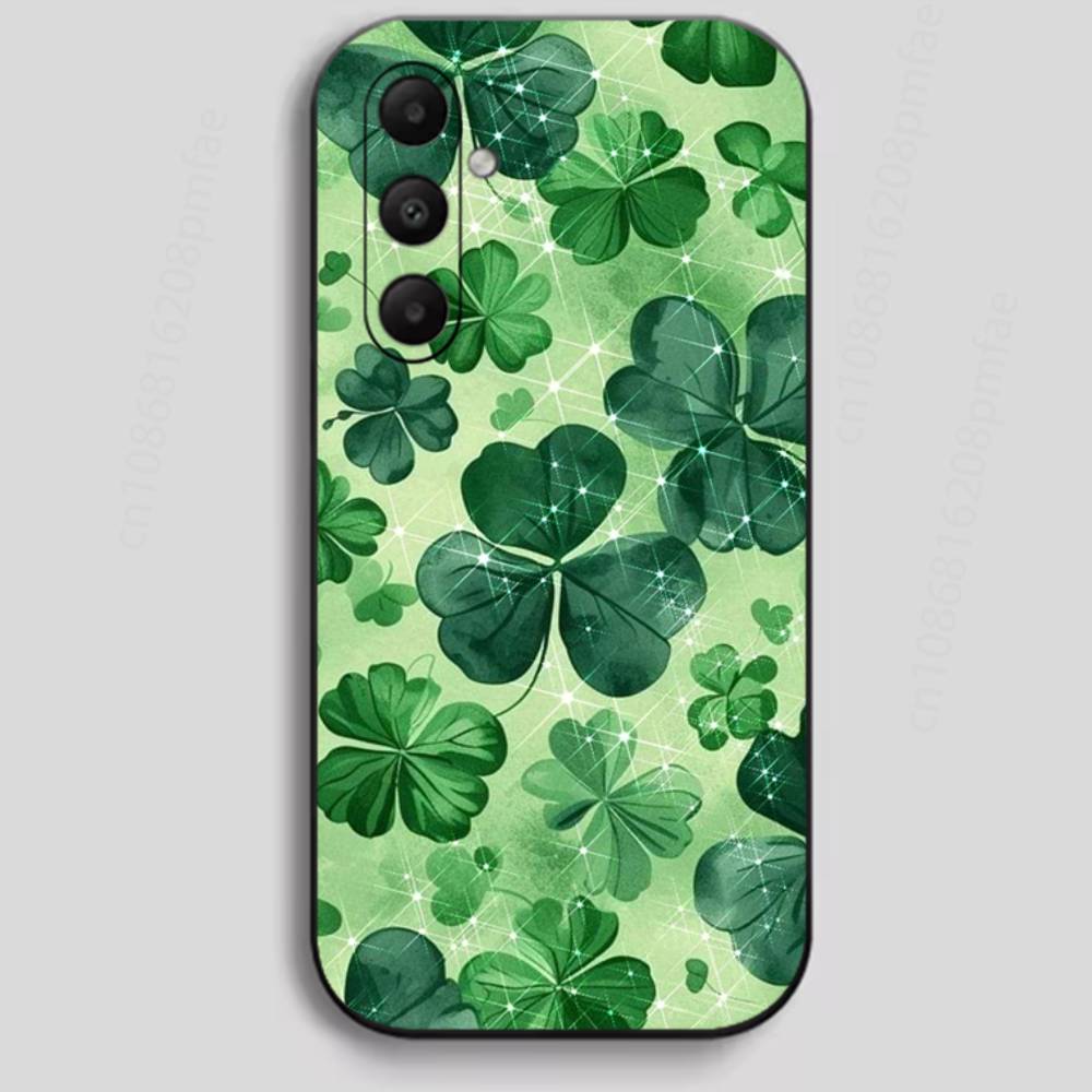 Lucky Clover Phone Case for Samsung Galaxy A73,23,53,33,24,72,22,52,32,54,A34 Soft Cover