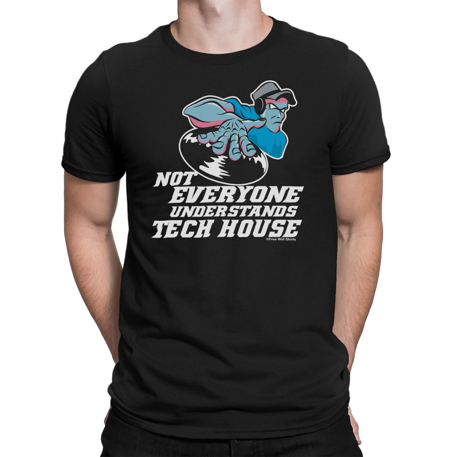Not Everyone Understands Tech House Mens Quality T-Shirt Music Dance EDM DJ Gift S разноцветный