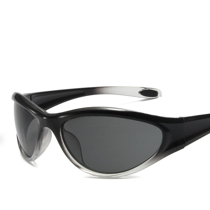 Fashion New Style Y2K Sports Sunglasses Retro Ladies Outdoor Cycling Hip-Hop Uv Protection Sun Glasses