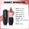 Pearlescent Lipstick Long Lasting Waterproof Pink Rosey Metallic Diamond Lip Stick Create Silky Charming Plump Bold Lip Makeup