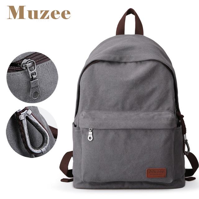 muzee canvas backpack