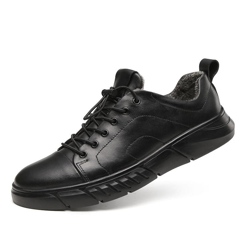 

Мужская обувь осень и зима обувь из коровьей кожи мужская модная обувь универсальная британская простая большого размера кеды 48