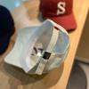 New Ins Letter Embroidered Baseball Cap for Children, Versatile Curved Brim, Small Face, Soft Top Sunshade Cap for Men