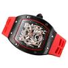 Business Fashion Transparent Alloy Watch Case European and American Pointer Quartz Watch
