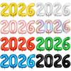 4 Pcs/set 32 Inch 2026 Large Number Happy New Year's Eve New Year's Day Graduation Decorative Aluminum Foil Balloons