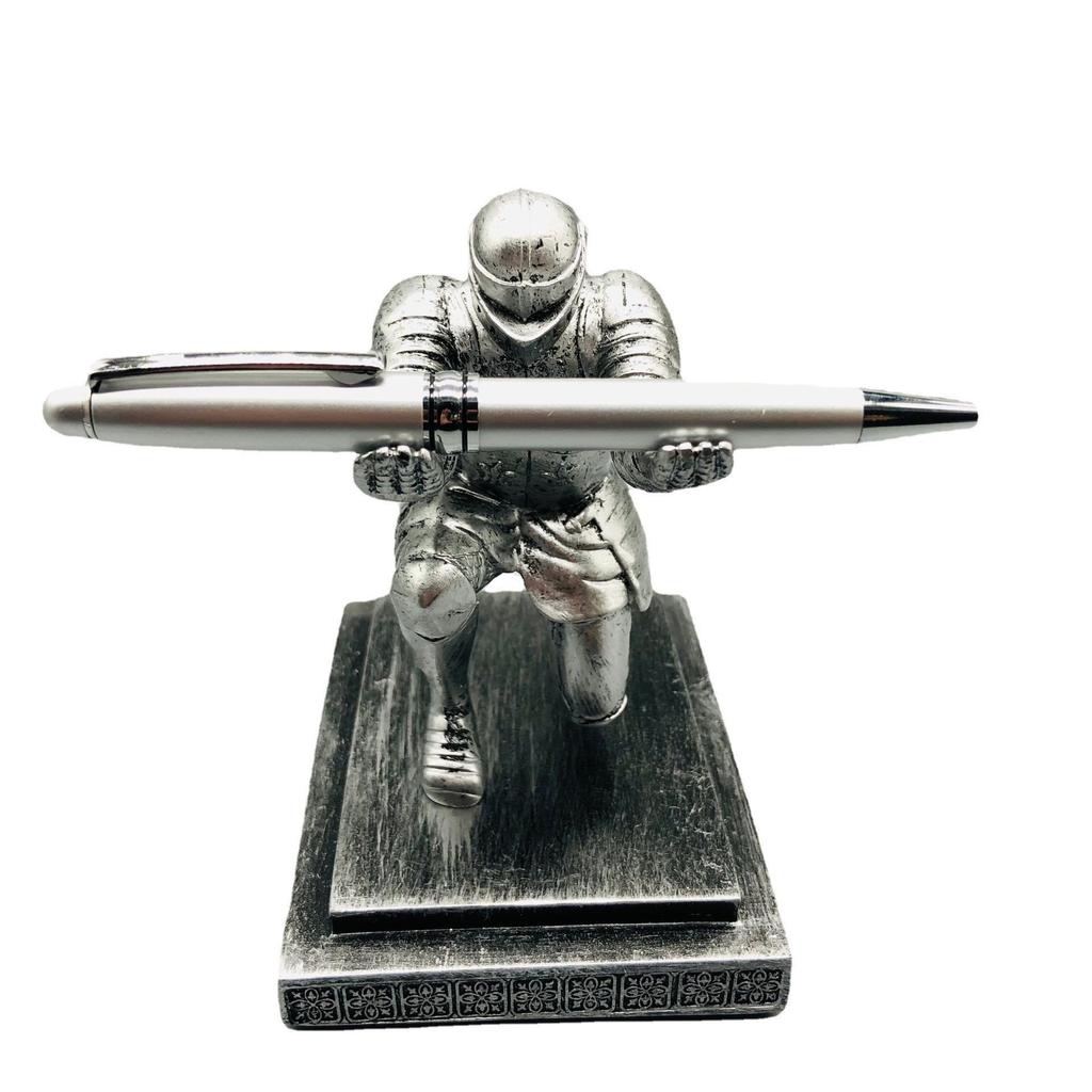 Executive Knight Pen Holder Armor Hero Pen Holder Stationery Pen Holder Creative Tabletop Ornament