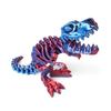3D Printed Dragon Set Crafts Model Decoration Fidget Toy Rotatable Tyrannosaurus Rex Skeleton Dinosaur Gift for Kids Birthdays