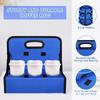 Solid Base Take Out Drink Holder Holds 6 Cups Coffee Cup Tote Bag Cup Organizer Pockets  Picnic