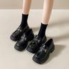 Platform Women's Height Increase, New Commuter Small Leather Shoes Increase, Mary Jane Single Shoes