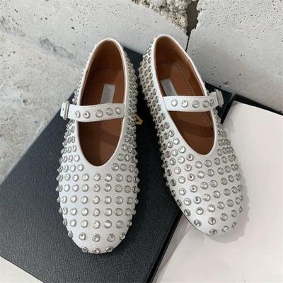 Stylowe damskie buty typu Mary Jane Fashion Flat Shoes Casual Soft Leather Wygodne buty damskie
