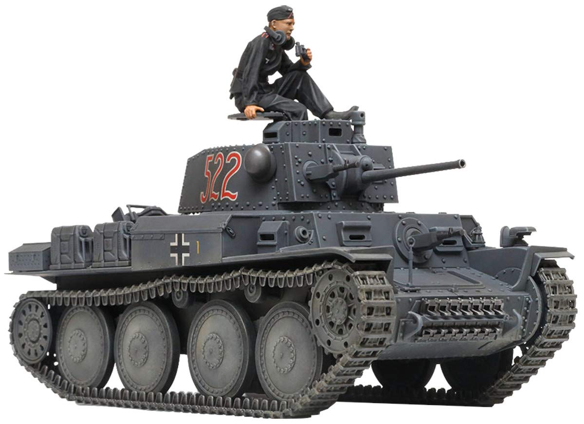 

Серия военных миниатюр Tamiya 369 Немецкий легкий танк Тип Пластиковая модель-конструктор 35369 1/35 Нет. 38(T) Э/Ф