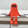 Halloween Ghost Figurine 3D Printed Sitting Ghost Desktop Halloween Decorations Creative Party Gift Ornaments