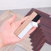 20Pcs 1/12 Miniature Dollhouse Wooden Floor Tiles Self-Adhesive Wood Grain Flooring Sticker 1:12 Scale Doll House Floor Decor
