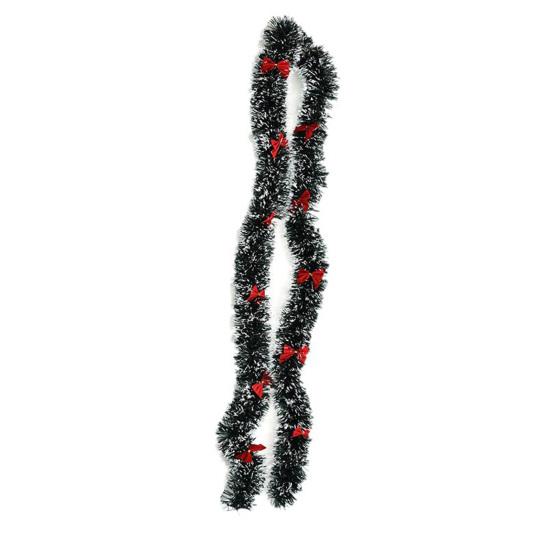 Ghirlanda Natalizia 10mt Rosso Verde Oro | Decorazione Luci Per Albero, Scale, Ringhiera Fai Da Te
