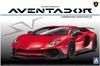 Aoshima Bunka Kyozai Supercar Series 24 Lamborghini Aventador SV Plastic Model Kit 1/24 No. LP750-4
