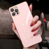 Applicable To IPhone16 Mobile Phone Case Full-inclusive 13 Straight Edge Electroplated Apple 15 Protective Case 14Promax Silicone