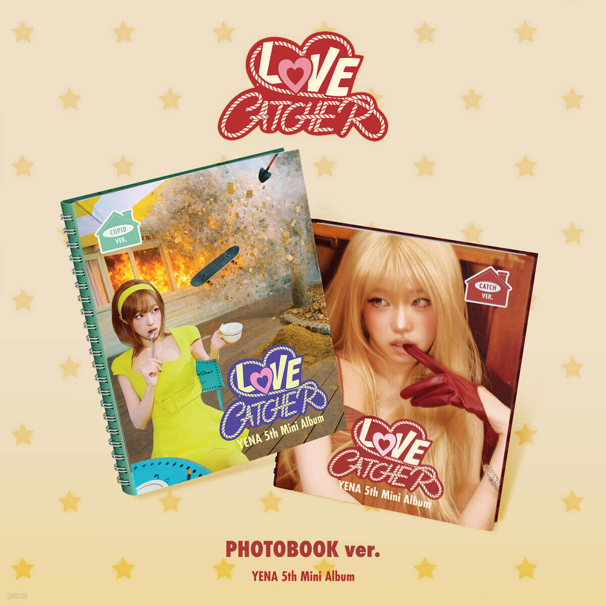 Choi Yena - 5th Mini Album : LOVE CATCHER [PHOTOBOOK ver.] [2 types SET]