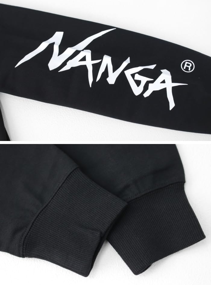 NANGA ECO HYBRID SLV LOGO L/S TEE White (Size: L)