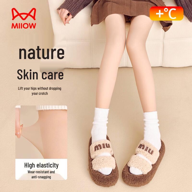 

Mao Ren Термальные колготки с эффектом голых ног One Size