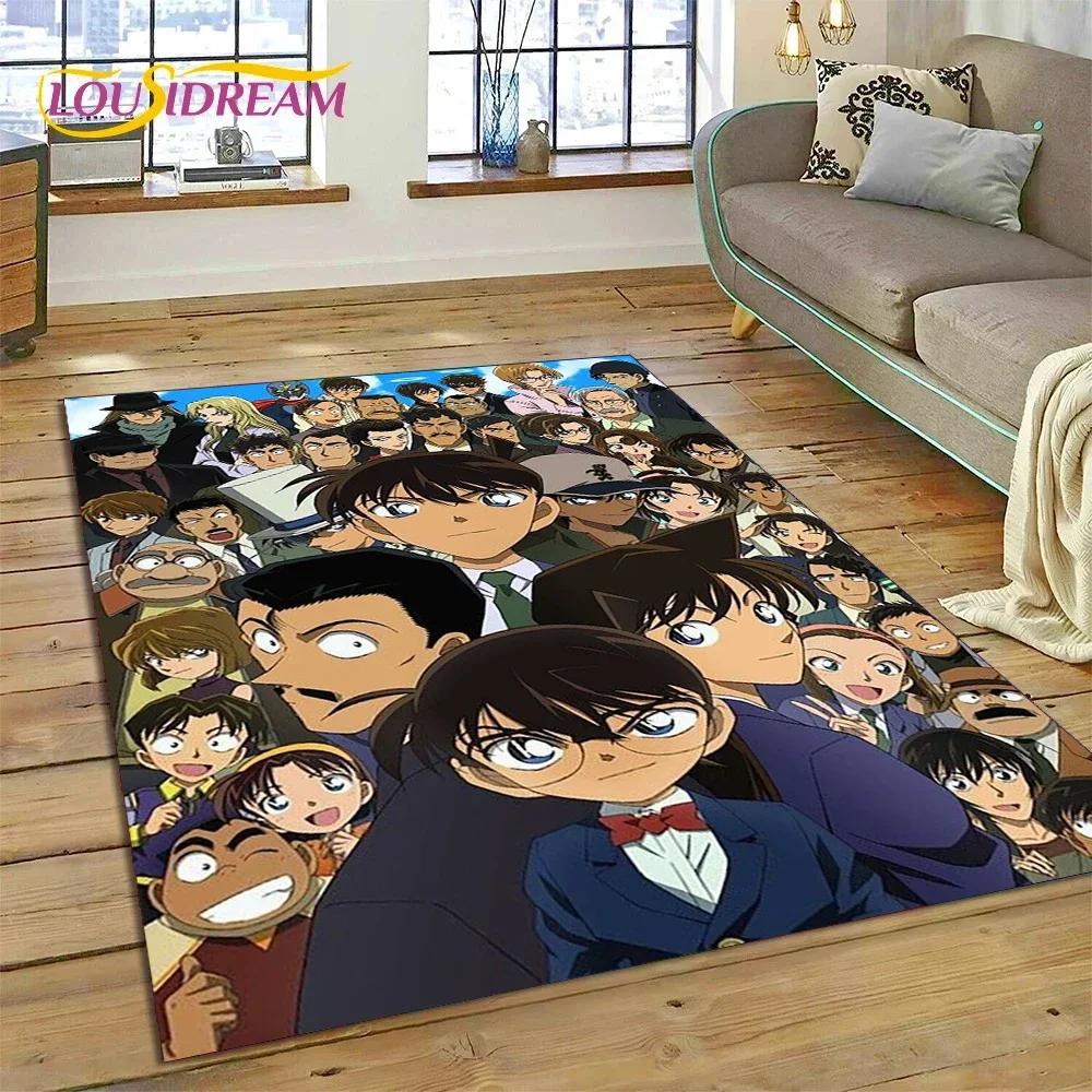 Anime Detektyw Conan Kreskówkowy Dywanik Dywan do Sypialni Salonu Domu Dekoracja Sofy, Gra dla Dzieci Duży Dekor Mata Podłogowa Prezent