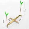 360° Adjustable Ice Fishing Rod Rack Aluminum Material Folding Fishing Rod Stand Multi-functional Ice Pole Holder