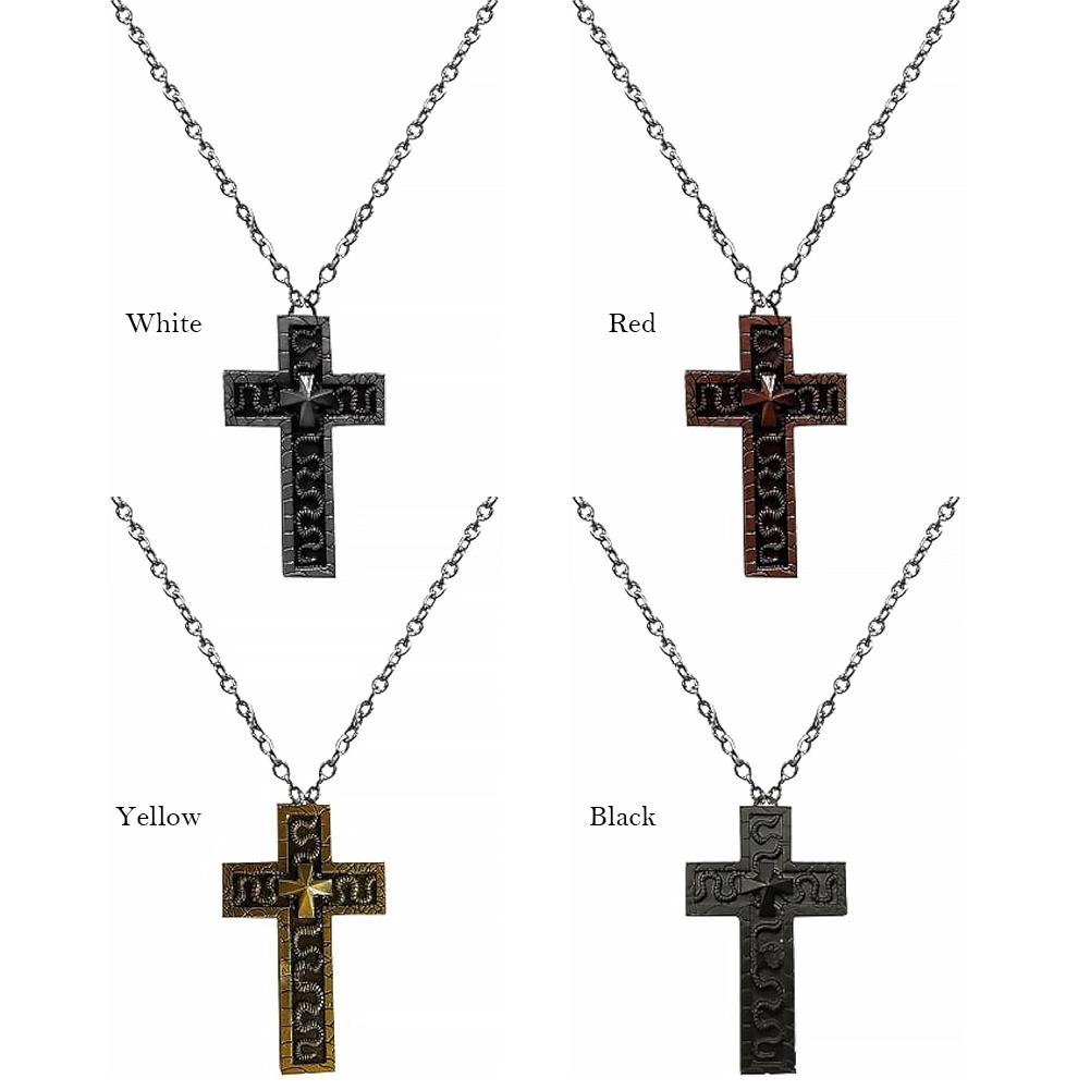 Cross Necklace with Secret compartment,Necklace With Old Cross Pendant,Gothic Punk Hip Hop Fashion Unique Hidden Storage Jewelry