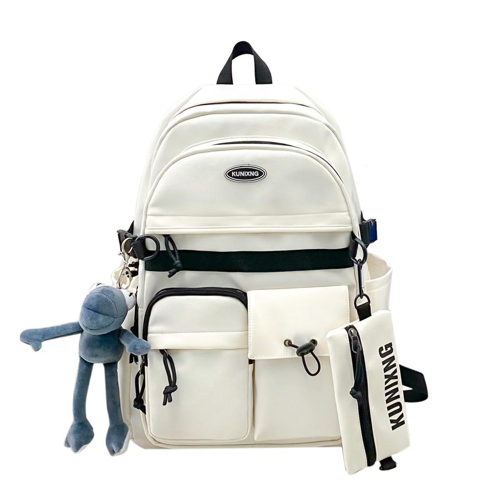 Middle School Student's Schoolbag Is High Value Simple Female College Student Lightweight College Style Large Capacity Backpack Male