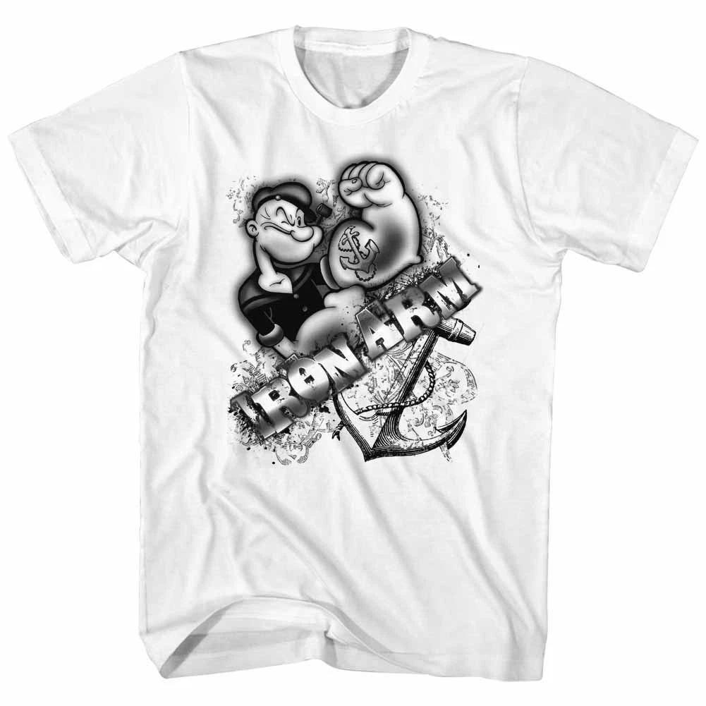 Popeye - Iron Arm - Short Sleeve - - Children s T-shirt 130