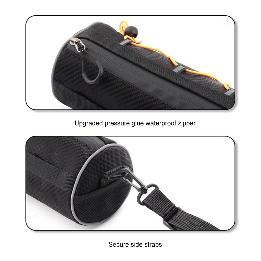 

2.5L Bike Handlebar Bag Large Capacity Bicycle Frame Pannier Bag Multi-Pockets Portable Shoulder Bag for Outdoot Cycling China Mainland