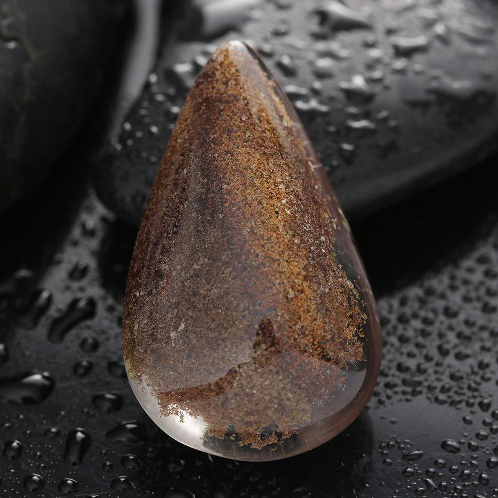 Color DIY Ornament Jewelry Ghost Phantom Quartz Natural Crystal Gemstone Pendant Healing Stone