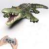 7JI Remote Control Crocodile RC Watercraft Toy for for and Birthdays Boat, Kids, Waterproof, Pools, Lakes, (Green)