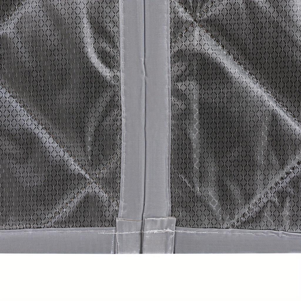 Magnetic Thermal Insulated Door Curtain – 37.4"x82.7" Self-Sealing Energy Saving Curtain for Home, Blocks Draft, Dust & Insects