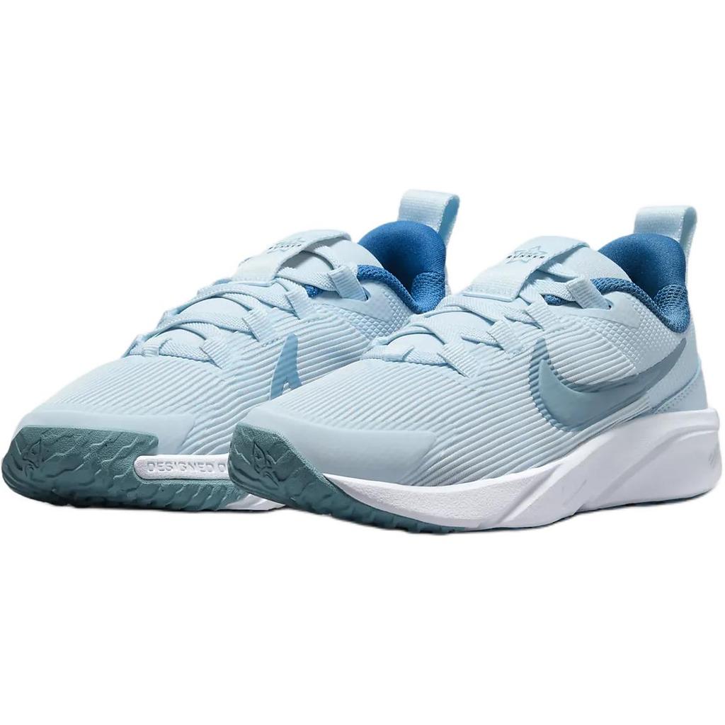 Nike Star Runner 4 PS Glacier Blue Denim Turquoise Kids Sneakers Astronomy-Blue White DX7614-404