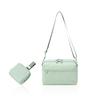 Arena Leo Women's Lightweight Crossbody Shoulder Bag, Casual, Small, Water-Repellent, Includes Mini Pouch (Mint Green)