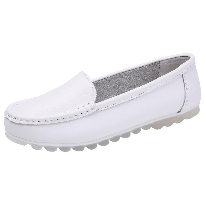 Women's Summer Breathable Non-Slip Flat Nurse Shoes - White
