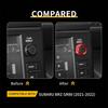 2PCS Red Multimedia Ridio Switch Button Cover For Subaru BRZ GR86 -