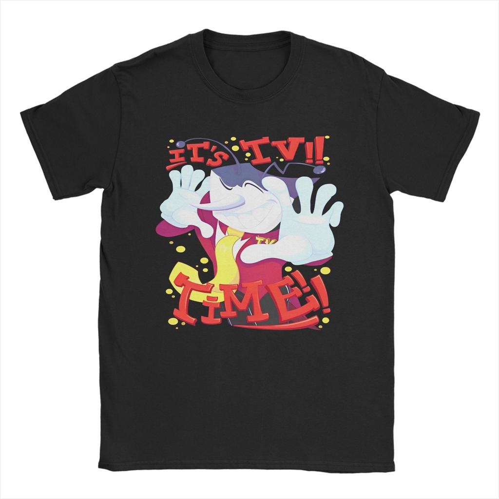 Deltarune Tenna T Shirt Men Women Pure Cotton Novelty TShirt Round Collar  Tees Short Sleeve Tops Plus Size