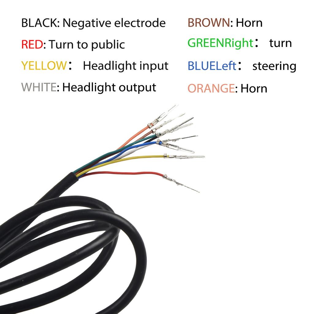 Motorcycle Scooter Handlebar 3 In 1 ON-OFF Switch Waterproof Headlights/Turn Signal Lights/Horn ON-OFF Switch 3 In 1