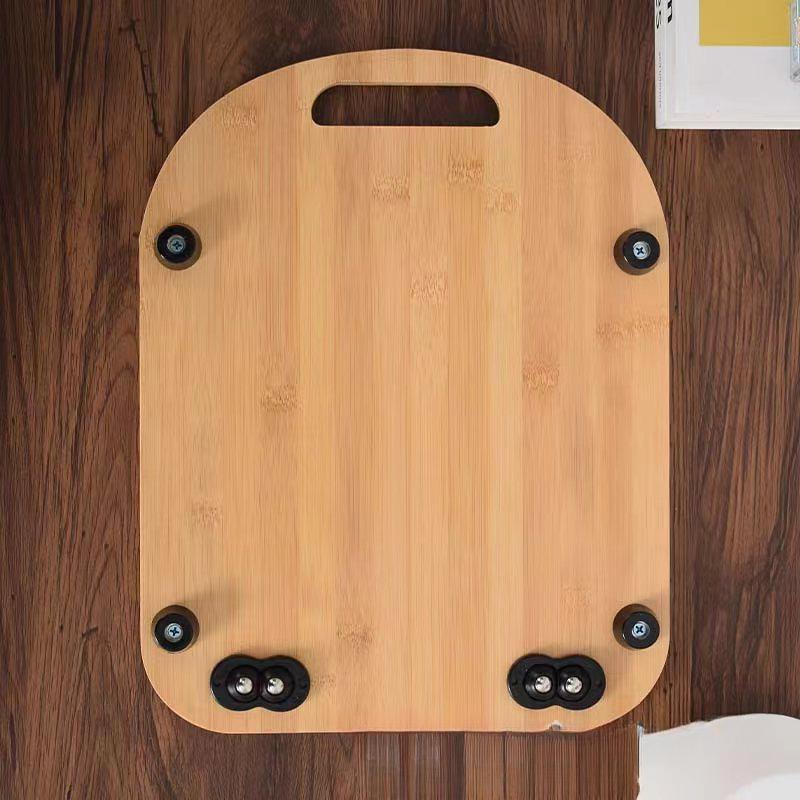 

Кухонная скользящая доска-подставка для защиты, скользящая основа для кухонной машины для приготовления мяса, деревянный мобильный поднос, подкладка для процессора TM5 TM 6 бежевый