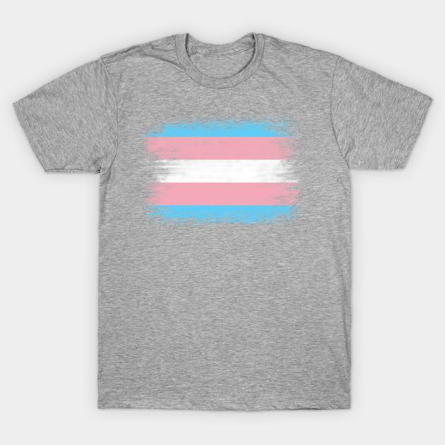Unisex Fashion TShirt Transgender Flag Print TShirt Plus Size XS-6XL T-Shirt 100%Cotton Tops O Neck Short Sleeve Tees