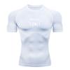 Men's Breathable Compression Fitness Sports T-Shirt, Lightweight Quick Dry Workout Casual Tee for Gym Training Daily Wear with Unique Gothic Dark Prin