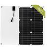 20W Monocrystalline Solar Panel Kit With 20A Solar Controller LCD Display Dual USB Port Emergency Solar Power Generator