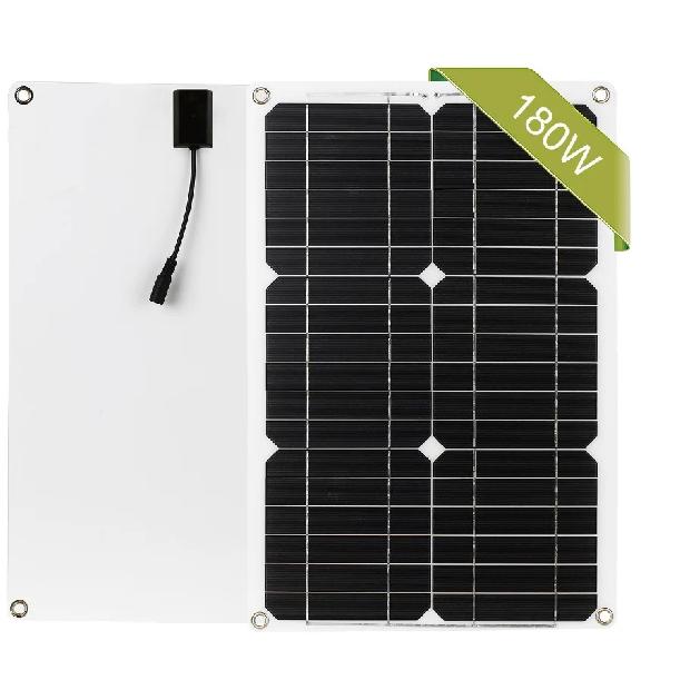 20W Monocrystalline Solar Panel Kit With 20A Solar Controller LCD Display Dual USB Port Emergency Solar Power Generator